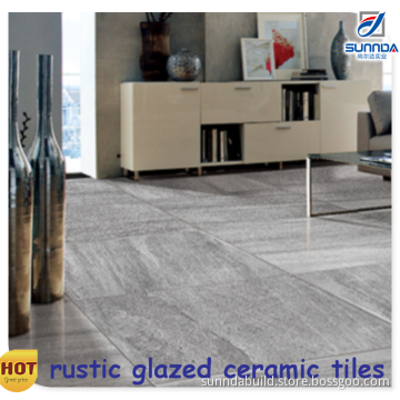 on sale cheap chinese porcelain tiles, grey ceramic non slip rustic 3d printing cement tiles